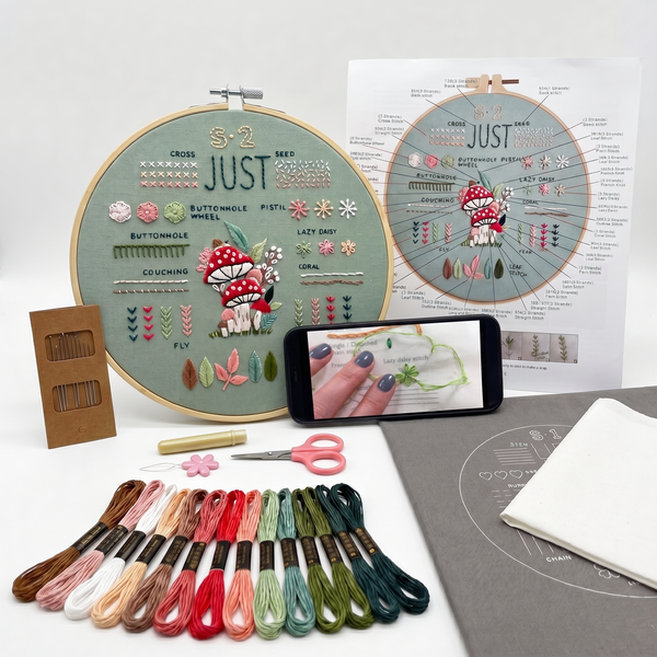 Embroidery Made Easy - 3 in 1 Starter Kit
