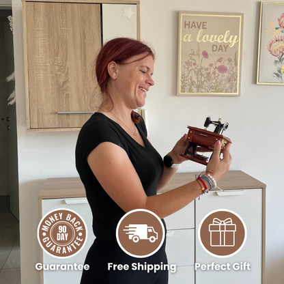 Sewing Machine-Shaped Music Box